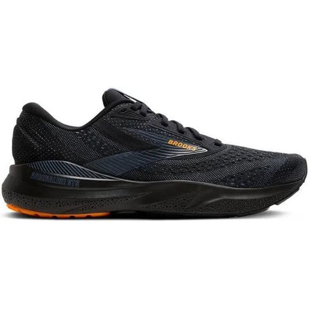 Brooks Men's Adrenaline GTS 24 Running Shoes Black Country Blue Orange 12.5D NEW